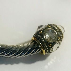 Crystal Bangle Bracelet, New, Fits All Sizes